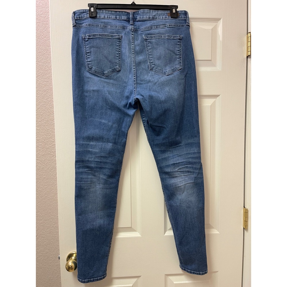 Kut from the Kloth Jeans Womens 16 Blue Stretch Straight Leg Denim - Picture 15 of 17